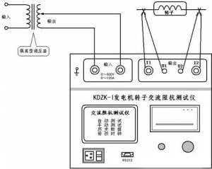 发电机转子交流阻抗测试仪操作说明